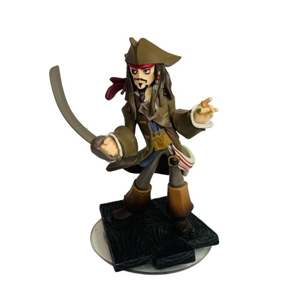 Disney Infinity Figure Captain Jack Sparrow 4"h Pirates of the Carribean - Picture 1 of 6